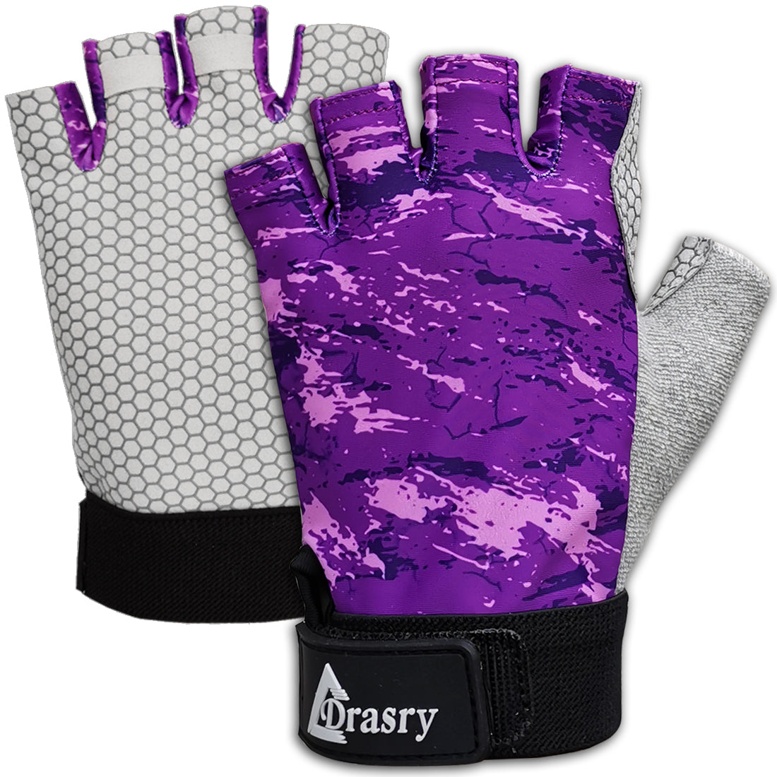 Drasry UV Fishing Gloves Fingerless