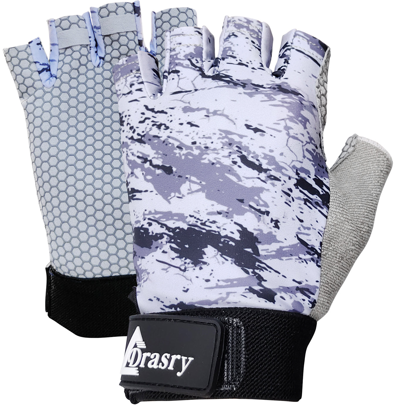 Drasry UV Fishing Gloves Fingerless – DRASRY