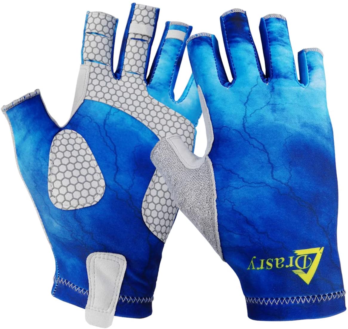 Drasry UV Fishing Fingerless Gloves