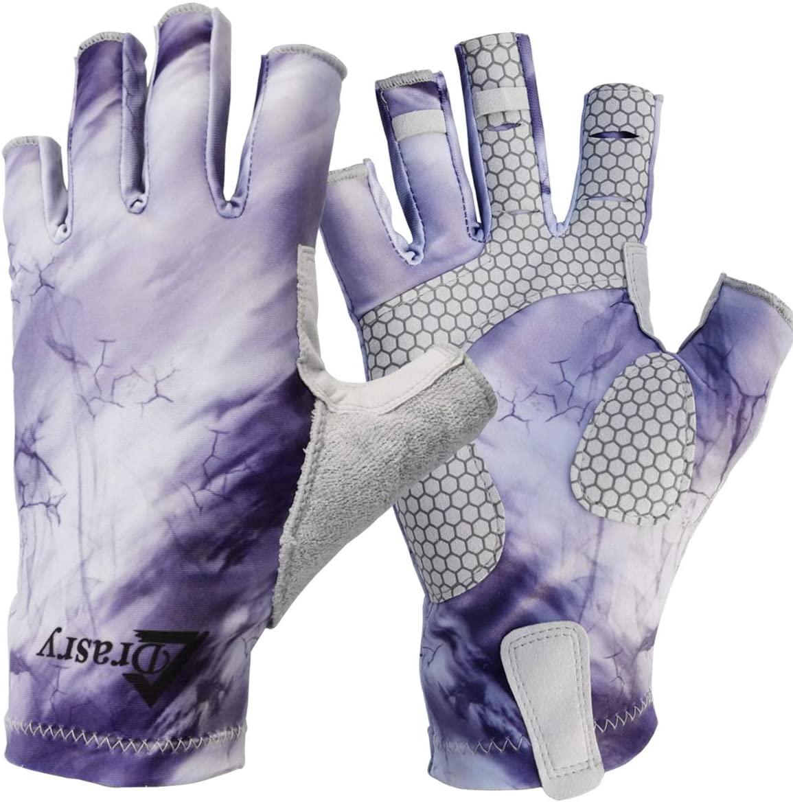 Drasry UV Fishing Fingerless Gloves
