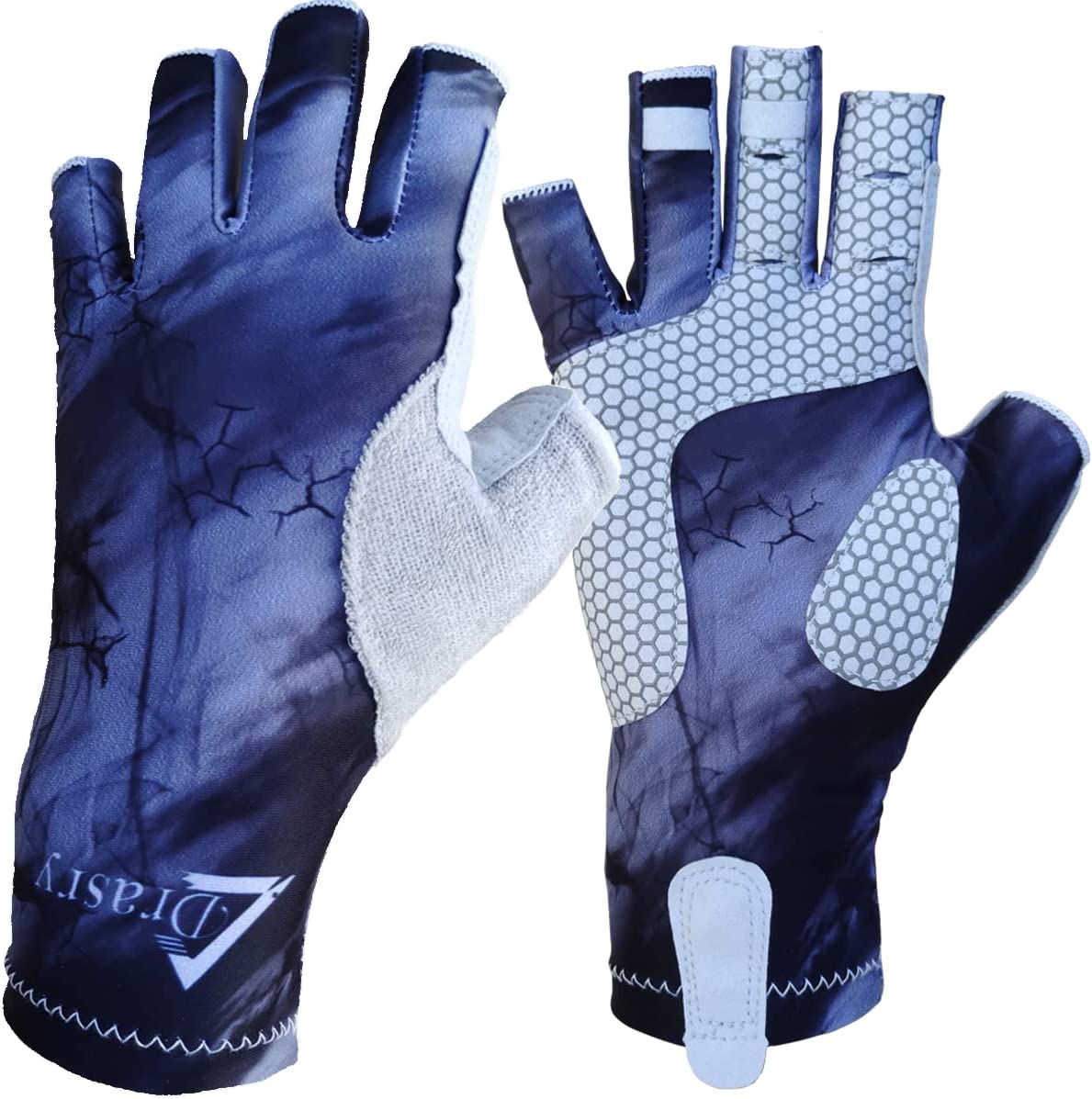 Drasry UV Fishing Fingerless Gloves – DRASRY